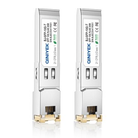 2Pack 10G SFP+ RJ-45 Transceiver, 10Gb Copper SFP+ to Ethernet Module with RTL8261N Chip Compatible for Cisco,Meraki,Ubiquiti, TP Link,Supermicro,Netgear and Open Switches,30 Meters
