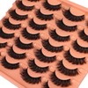 Short Lashes Natural Look False Eyelashes Thick Fluffy Faux Mink