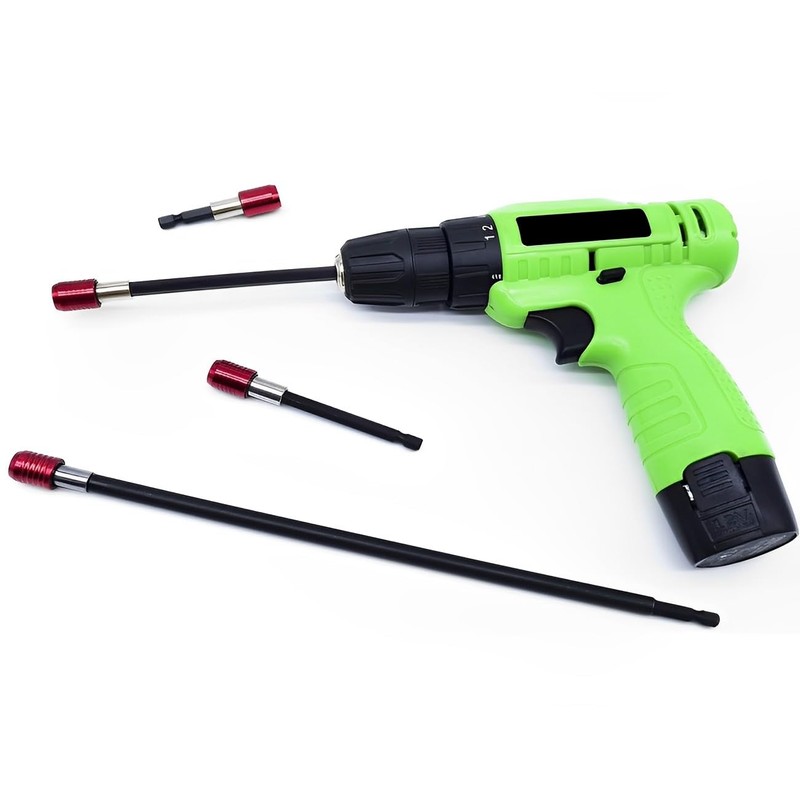 Drill Bit Extension Set 4Pcs, 1/4 Inch Hex Shank Magnetic