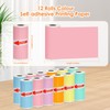 HuiJuKeJi 12 Rolls Mini Printer Sticker Paper,Thermal Self-adhesive paper 57