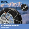 SNOCATENA Snow Chains for Car,SUV and Pickup,Universal Emergency Tire chains,Set