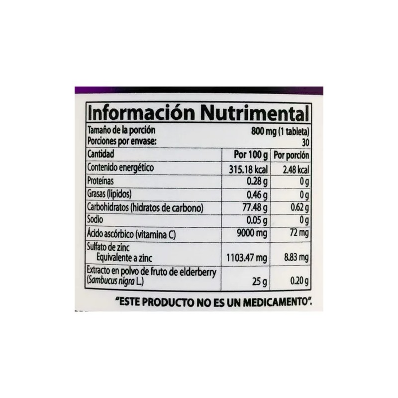 Vitamina C 30 Tabletas Masticables Natural Health Berry-c