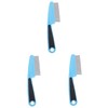 LALAFINA 3pcs Hair Comb Fine Dandruff Remover for Smooth Even