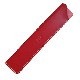 Polcolosso Fan Case, Fan Cover, Fan Bag, Leather, Tochigi Leather, Made in Japan, red