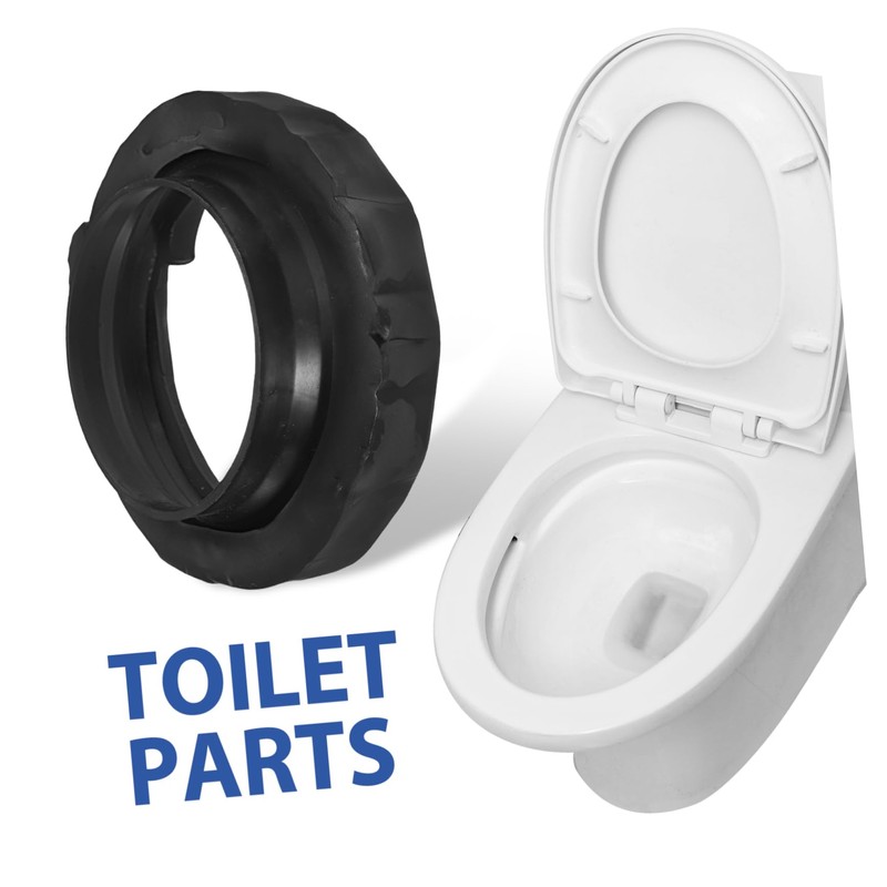 jojofuny Leakproof Toilet Flange Seal Thick Rubber Ring for Bathroom