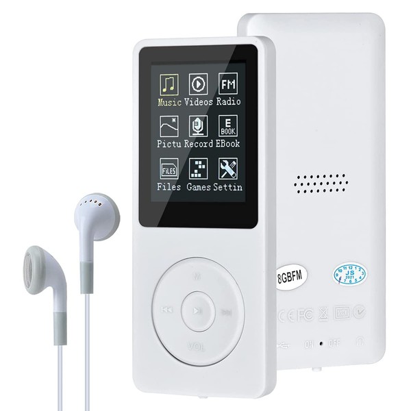 MP3 Player, MP3/MP4 Digital Music Player, Lychee Upgrade 8GB Portable