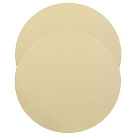 Hohopeti 2pcs Brass Plates for DIY Crafts Sturdy Round Metal Sheets Thick Diameter for Jewelry Making Model Repairs and Creative Projects