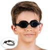 Kids Swimming Goggles ~ Mirrored Swim Goggles for Children Boys