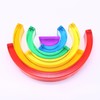 Nabeta Deco 6pcs Building Blocks Rainbow Crystal Acrylic Children Learning