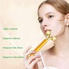 2-IN-1 Face Massager Roller 24k Golden Facial Massager, Electric 3D