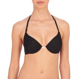 Natori Women's Convertible Ultra Light Contour Plunge Bra, Black, 34C