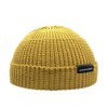 Clakllie Classic Rib Knitted Cap Rolled Cuff Beanie Harbour Hat