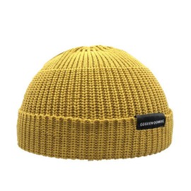 Clakllie Classic Rib Knitted Cap Rolled Cuff Beanie Harbour Hat Plain Ski Skull Cap Knit Short Hat,Hipster Accessories