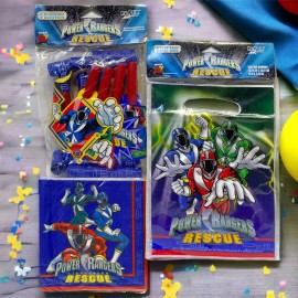Power Rangers Vintage Power Rangers Lightspeed Rescue Goodie Bags Napkins Blowout Party Favors