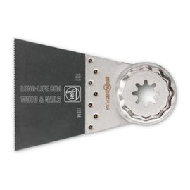 Fein Starlock Plus E-Cut Long-Life Saw Blade - Precision Cutting for Wood, Drywall & Plastics, Bimetal with Teeth Set, Extra-Wide, 2-1/2" Width, 2" Length - 63502161260