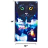 Bandana sin costuras, estilo ligero y protección, Galaxy gato, Talla