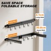 lomonmen Clothes Airer Wall Mounting, 70 cm Wall Dryer, Extendable,