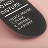 CENWA 2 Pcs Funny Do Not Disturb Sign Work Door