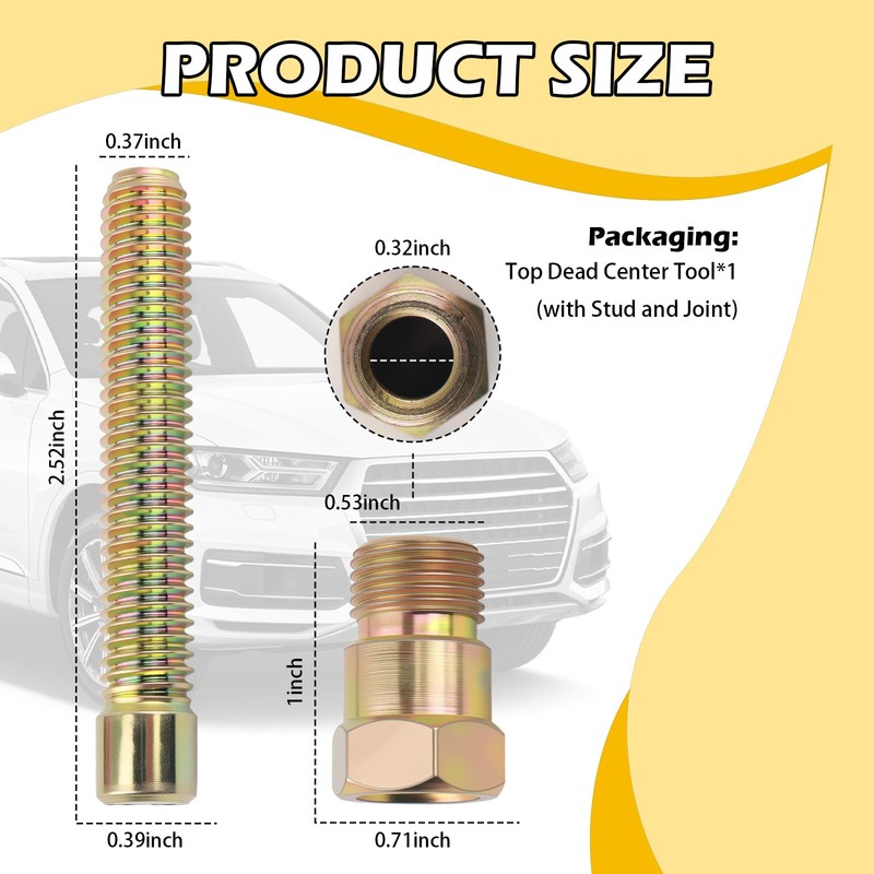 Piston Stop Tool Screw,Sturdy 66792 Top Dead Center Tool for