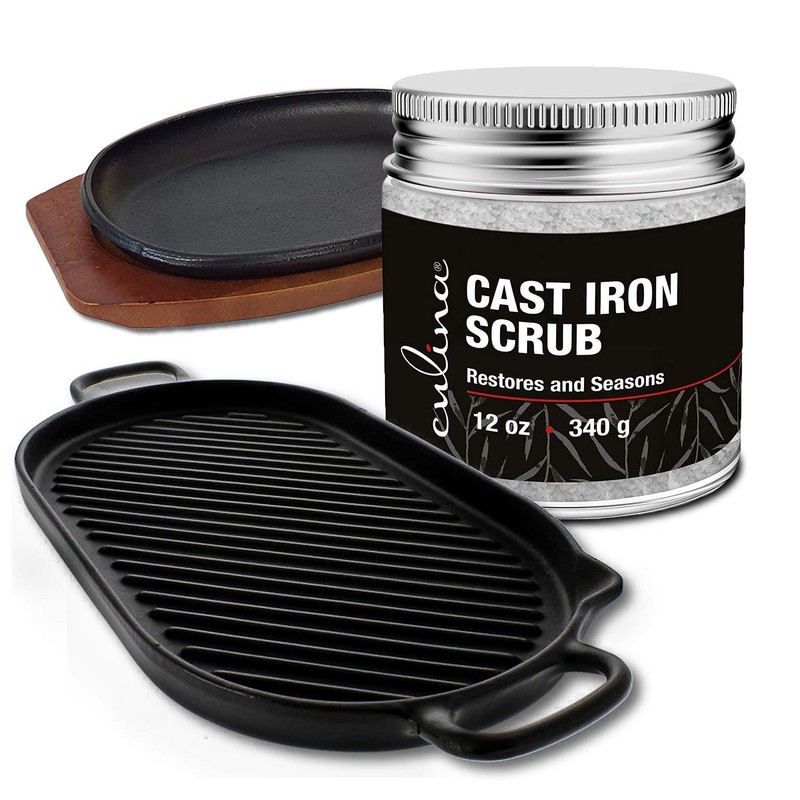 Culina Cast Iron Cleaning & Restoring Scrub | Removes Rust