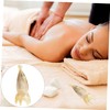 BIUDECO Handheld Ox Horn Massage Comb Natural Scraping Scalp Tool