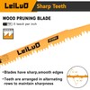 LEILUO 9-Inch Wood Pruning Reciprocating Saw Blades 10 Piece CRV