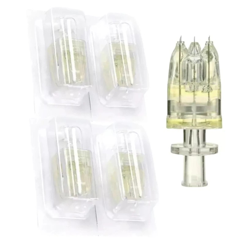 Unbranded 10pcs 5 Pin Crystal Multi-Tips Replace Needle For Beauty