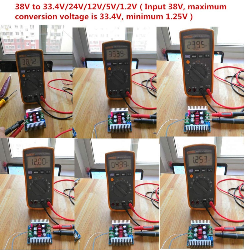 Anmbest Constant Current CC CV Buck Converter Module DC 6-40V