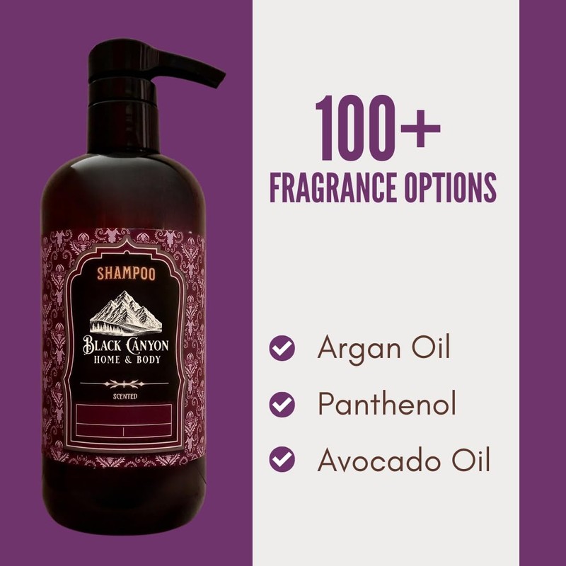Black Canyon Peppermint Choco-Patty Scented Argan Oil Hair Shampoo and