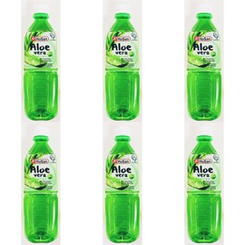 Aloe Vera Drink, 500ml Bottles, Pack of 6, Natural Flavor