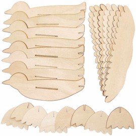 Baker Ross FC704 Bird Wooden Gliders - Pack of 8, Wood Crafts kits for Kids, Colouring Crafts for Kids