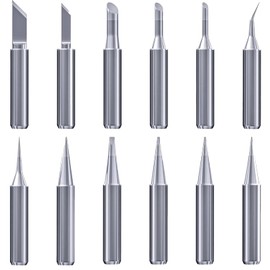 Pack of 12 900 m soldering tips, soldering iron tips, universal soldering tip, lead-free material, soldering station, replacement welding equipment accessories, soldering iron tip, applicable Ersa