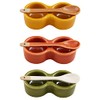 Mud Pie Salt Cellar Set, dish 2" x 4" |