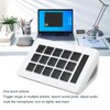 Generic 15 Keys Programmable Keyboard,Customize Gaming Experience Visual Keyboard,LCD Custom