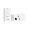 TREEWELL Remote Control Outlet with Portable Magnetic Switch, 200FT Long