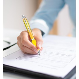 Libetui Set of 10 Ballpoint Pens Ergonomic Ballpoint Pens with Non-Slip Grip Zone Large Capacity 10 Colours Retractable Ballpoint Pen Multicoloured Blue Writing Pen Office School Home