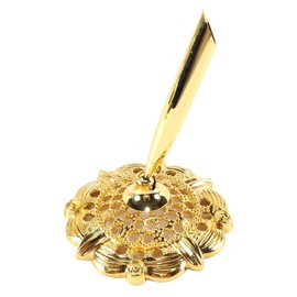 ANCLLO The Gold Metal Ballpoint Pen with a Base Can Be Used for Weddings, Guest Books, Office Signing Ceremonies and Special Events