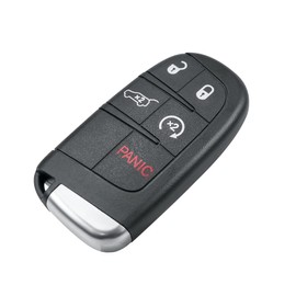 Key Fob Compatible with Jeep Grand Cherokee 2014 2015 2016 2017 2018 2019 2020 2021 5-Button Keyless Entry Remote Control Car Key Fob, FCC ID M3N-40821302, Replace 68143505AC 68143505AA 68143505AB