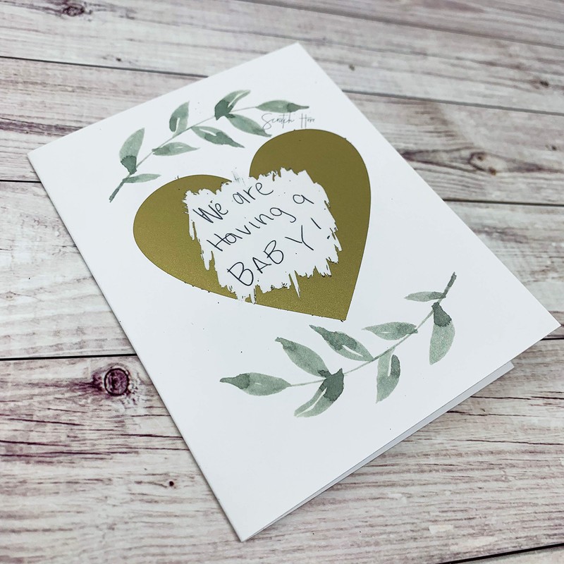 Blank Scratch-Off Card Scratch To Reveal Your Customized Personal Message