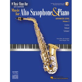 Advanced Alto Sax Solos - Volume 2: Music Minus One Alto Saxophone