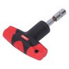 T Handle Wrench Fixed Torsion Chrome Vanadium Steel 1/4in Hex