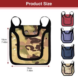 2 Pieces Premium Chicken Saddles with Stretchy Strap, Chicken Saddles for hens, Chicken Apron Back Protector for Hens With Adjustable Strap, Chicken Hen Mating Saddle (Camouflage)