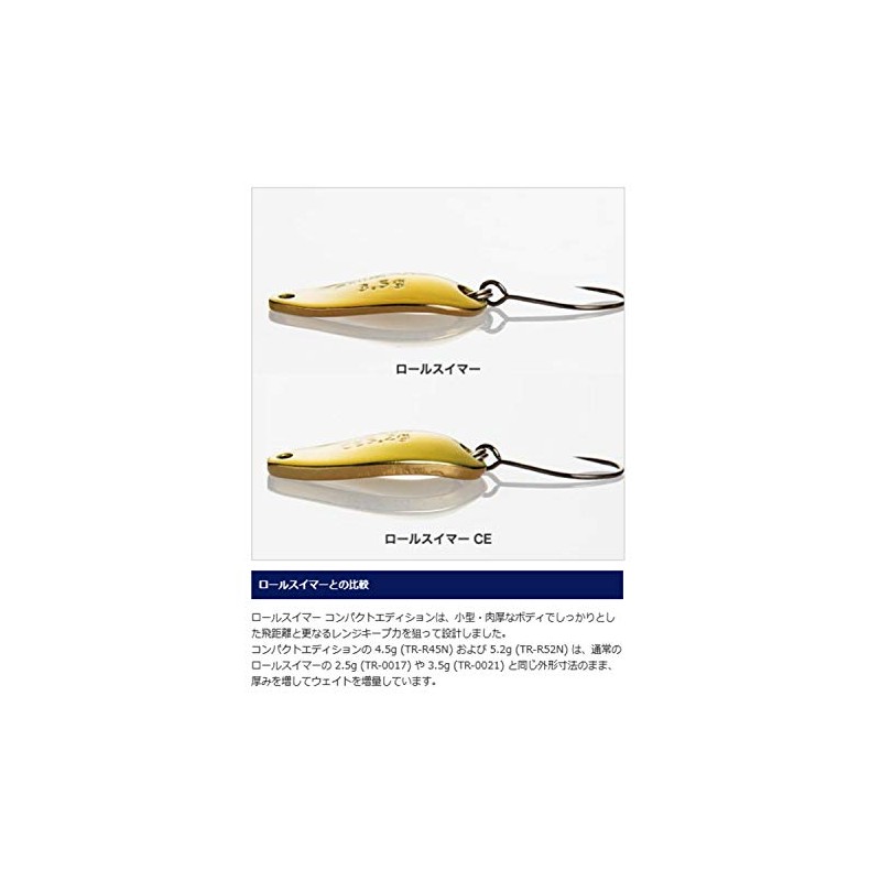 Shimano 09S TR-S44N Spoon, Cardiff, Slim Swimmer, Compact Edition, 0.16