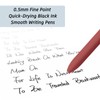 YOXMJDB Gel Pens, 6 Pcs 0.5mm Fine Point Smooth Writing