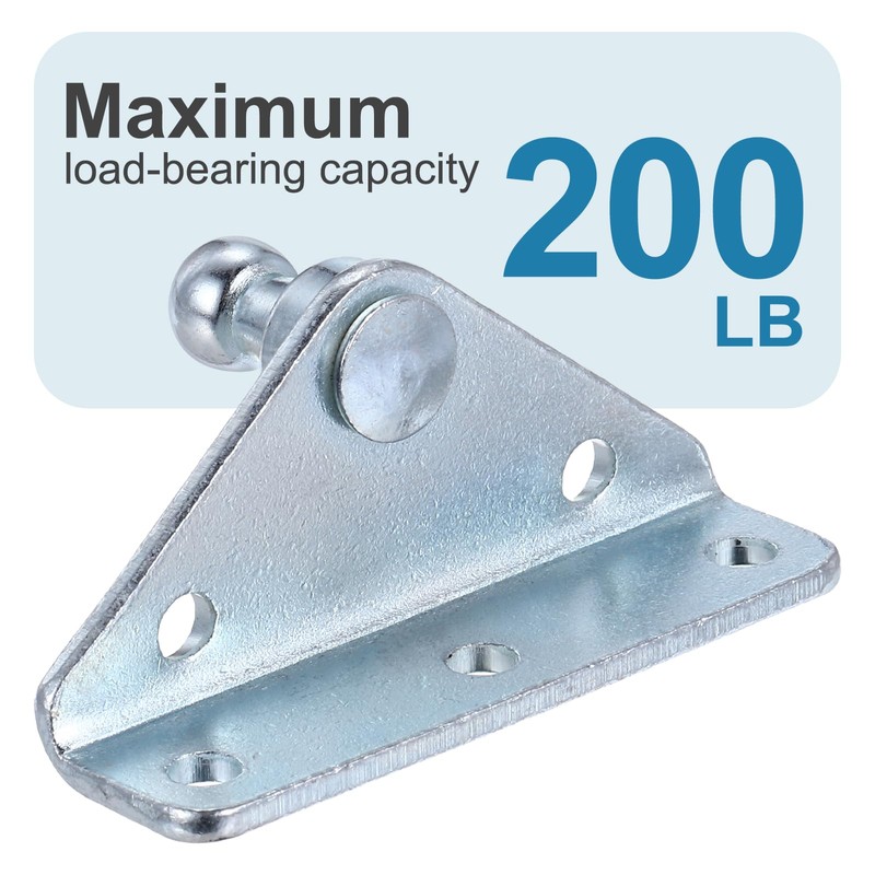 sourcing map 10MM Ball Stud Mounting Bracket, 2PCS Gas Struts