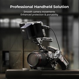 SMALLRIG R6 II Camera Cage Kit for Canon R6 Mark II, Full Cage with Top Handle and Cable Clamp, Buit-in Cold Shoes and NATO Rails - 5197