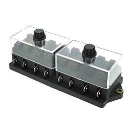 8 Way ATO/ATC FUSE HOLDER WITH DOUBLE LID