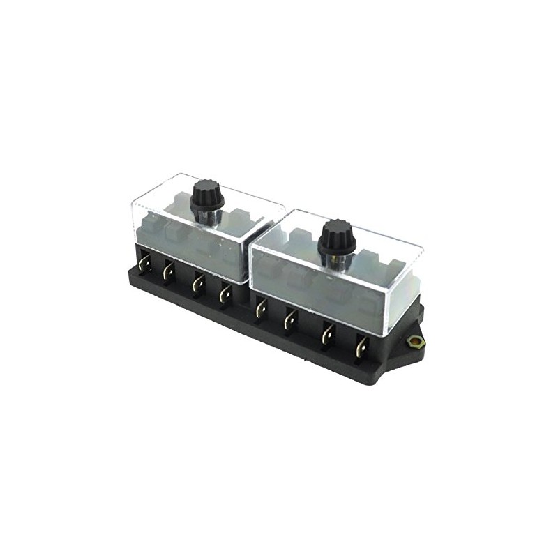 8 Way ATO/ATC FUSE HOLDER WITH DOUBLE LID