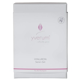 yverum – naturally yours Hyaluron Serum Set - 15 ml Hyaluron Anti-Ageing Serum & 15 ml Eye and Lip Serum