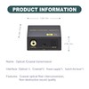 Optical to Coaxial Or Coax to Spdif Bi-Directional Audio Converter,